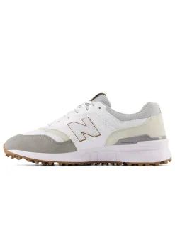 New Balance 997 SL Golf Shoes - White/Grey