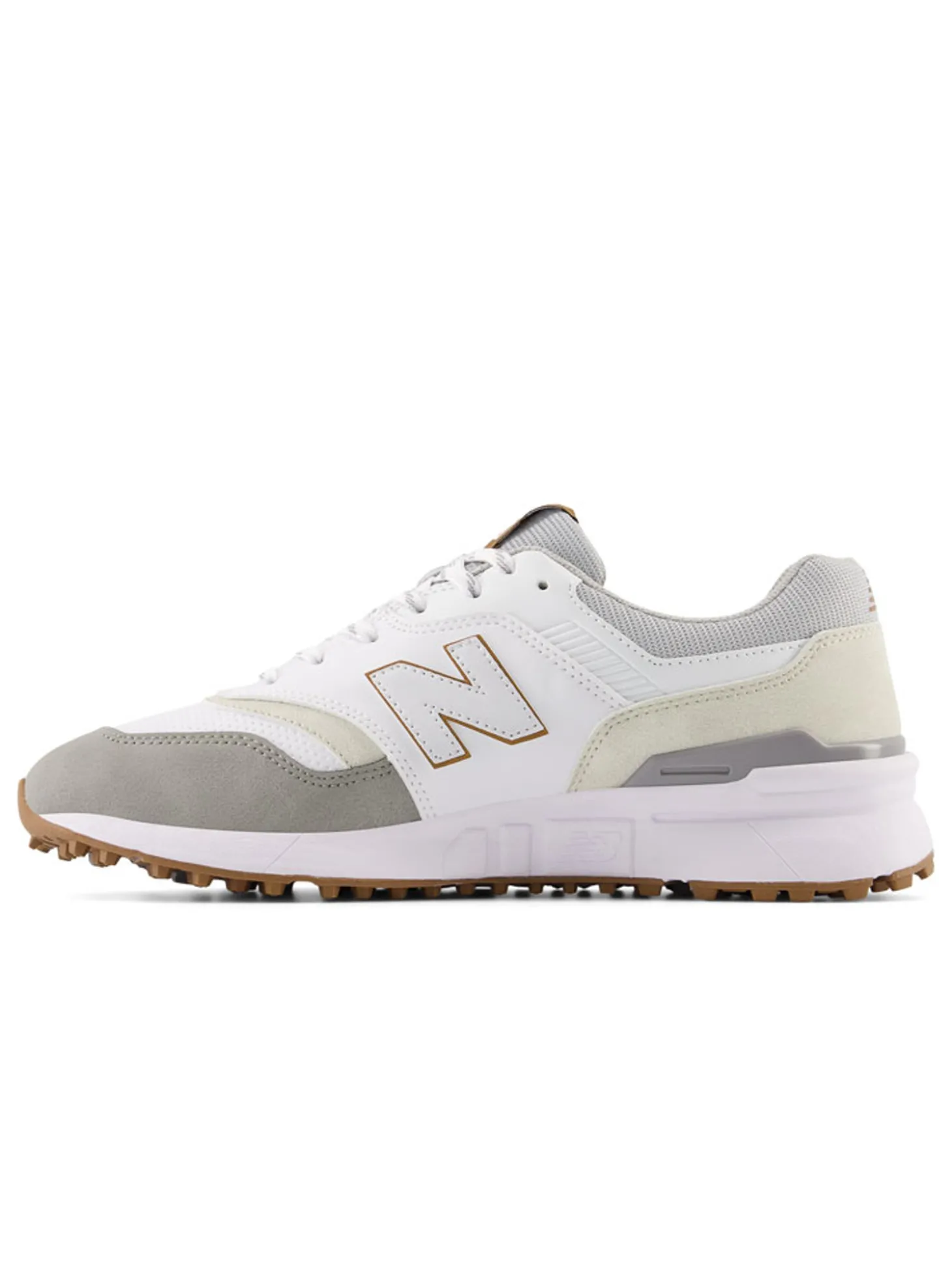 New Balance 997 SL Golf Shoes - White/Grey
