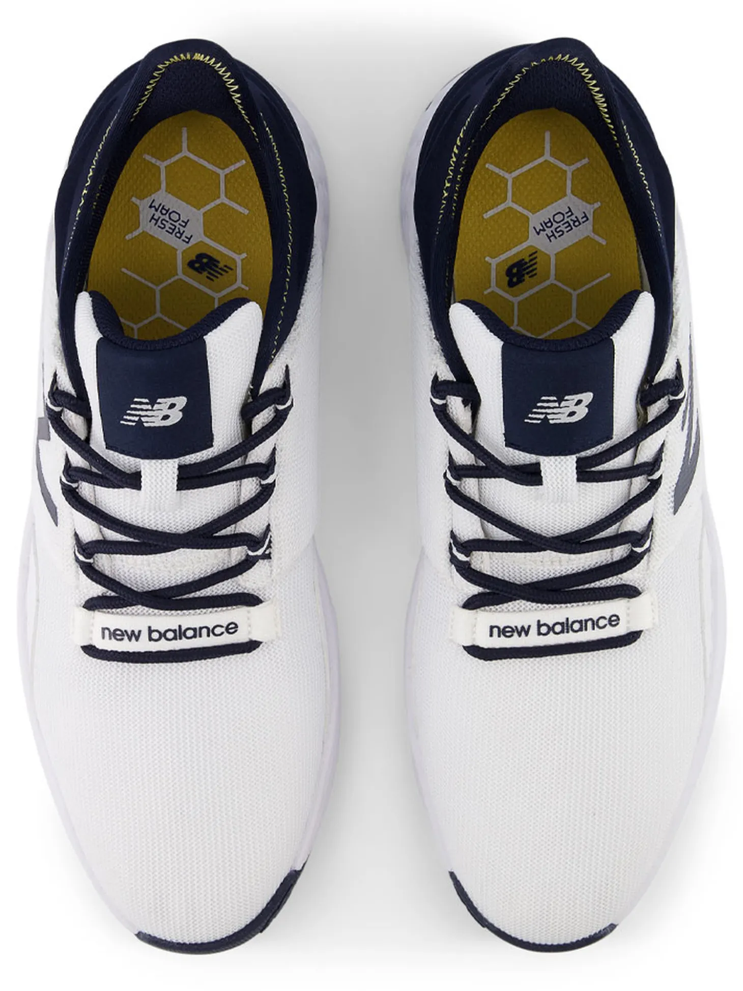 New Balance Fresh Foam ROAV Golf Shoes - White/Navy