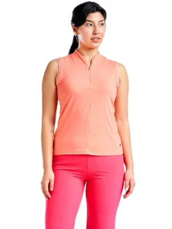 Nivo Women's Fergie Sleeveless Mock - Melon