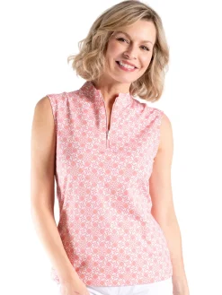 Nivo Women's Leto Sleeveless Mock - Tender Blush