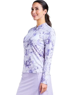 Nivo Women's Lolita Long Sleeve Mock - Lavender