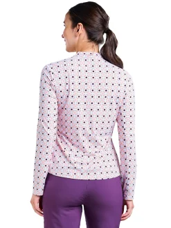 Nivo Women's Lolita Long Sleeve Mock - Coral Reef