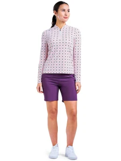 Nivo Women's Lolita Long Sleeve Mock - Coral Reef