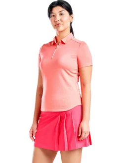 Nivo Women's Naila II Short Sleeve Polo - Melon