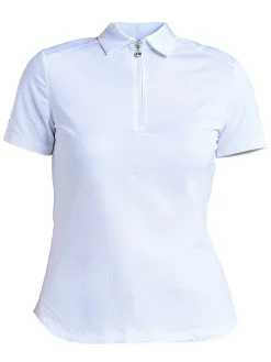Nivo Women's Naila II Short Sleeve Polo - White