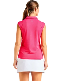 Nivo Women's Nikki II Sleeveless Polo - Cherry