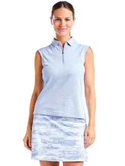 Nivo Women's Nikki II Sleeveless Polo - Gentle Blue