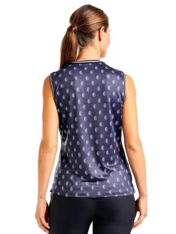 Nivo Women's Vivian Sleeveless Mock - Navy