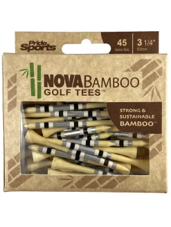 Nova Bamboo Striped Golf Tees - 3.25