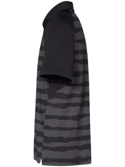 Oakley C1 Wave Length Stripe Polo - Blackout