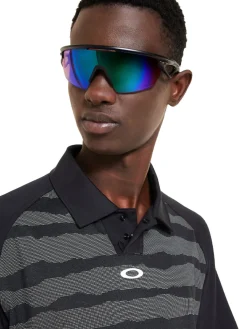 Oakley C1 Wave Length Stripe Polo - Blackout