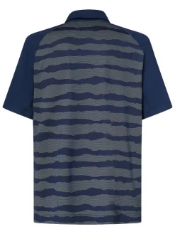 Oakley C1 Wave Length Stripe Polo - Abyss