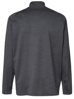Oakley Gravity Range Quarter Zip Midlayer - Blackout Heather