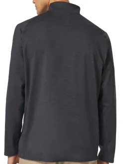Oakley Gravity Range Quarter Zip Midlayer - Blackout Heather