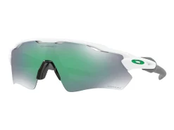Oakley Radar EV Path Sunglasses - Polished White w/ Prizm Jade