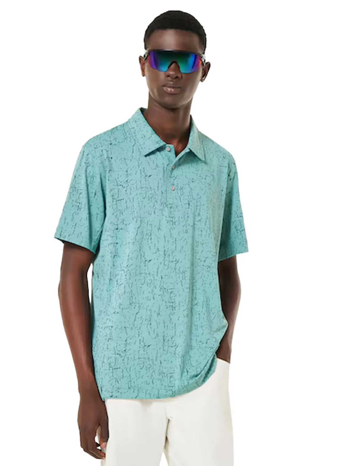 Oakley Resist Jacquard Polo - Pacific