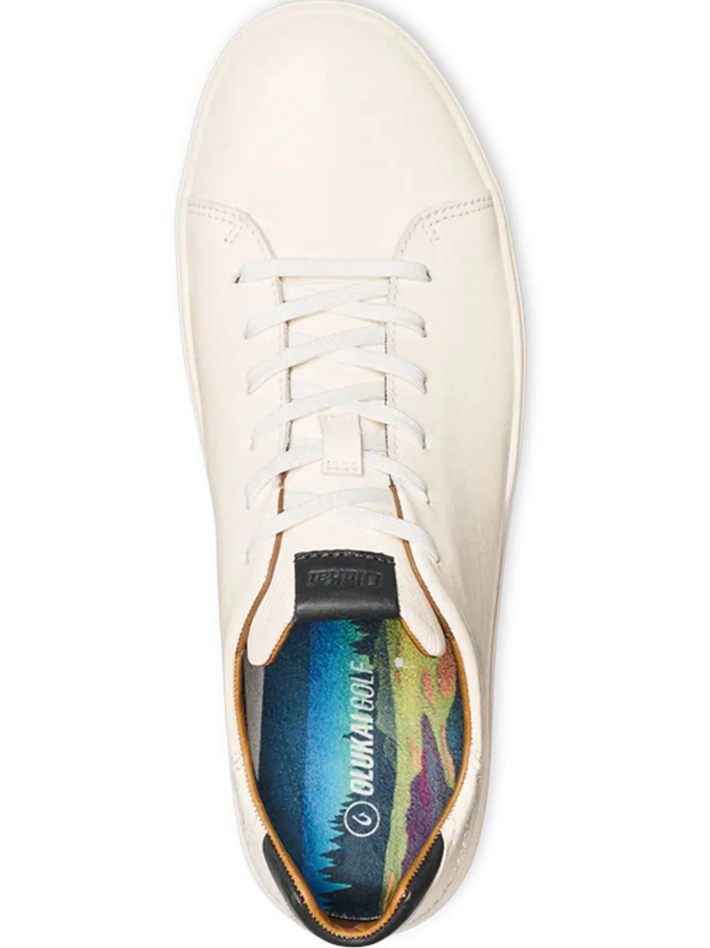 OluKai Wai‘alae Golf Shoes - White/White