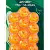Optima Air Flow Practice Balls 12 Pack Orange
