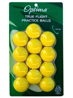 Optima True Flight Practice Balls 12 Pack