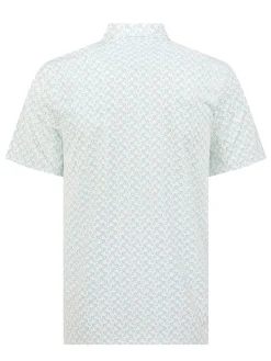 Original Penguin All Over Lifesaver Print Polo - Bright White