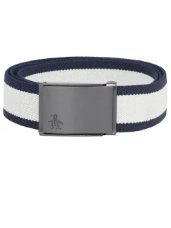 Original Penguin Earl Stretch Belt - Bright White