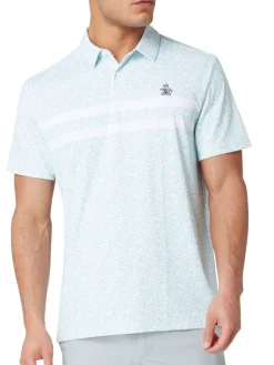 Original Penguin Engineered Novelty Stripe Polo - Bright White