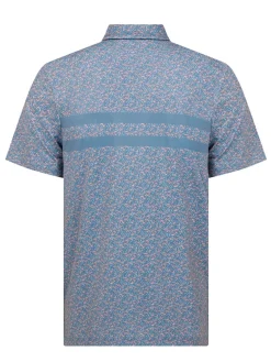 Original Penguin Engineered Novelty Stripe Polo - Quiet Harbour