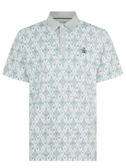 Original Penguin Lattice Cocktail Earl Polo - Bright White