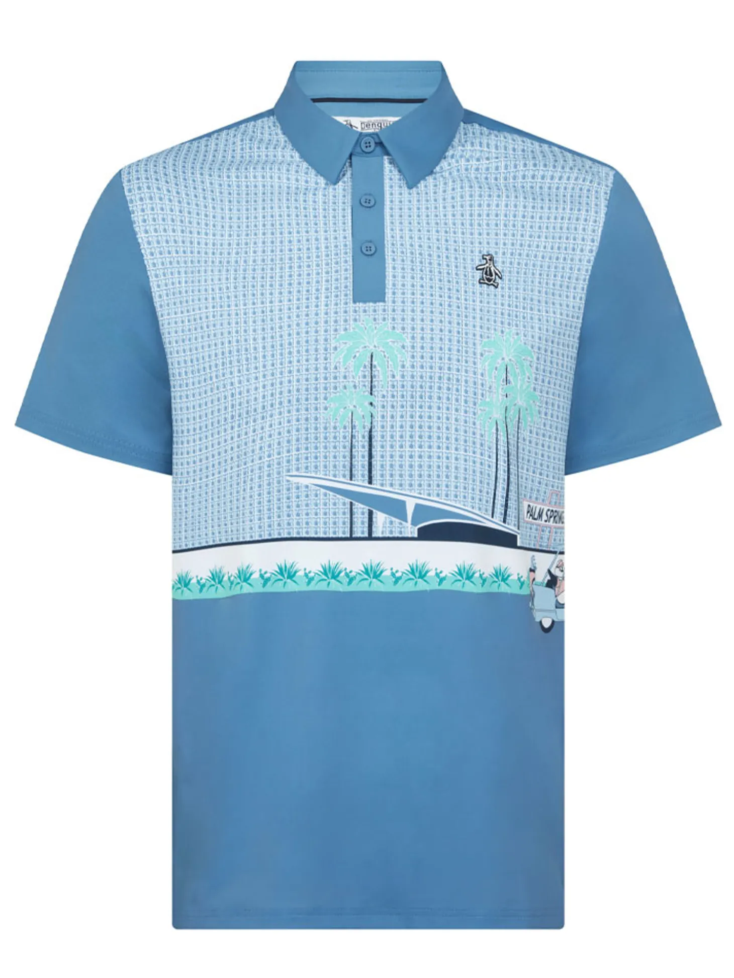 Original Penguin Palm Springs Block Polo - Quiet Harbour