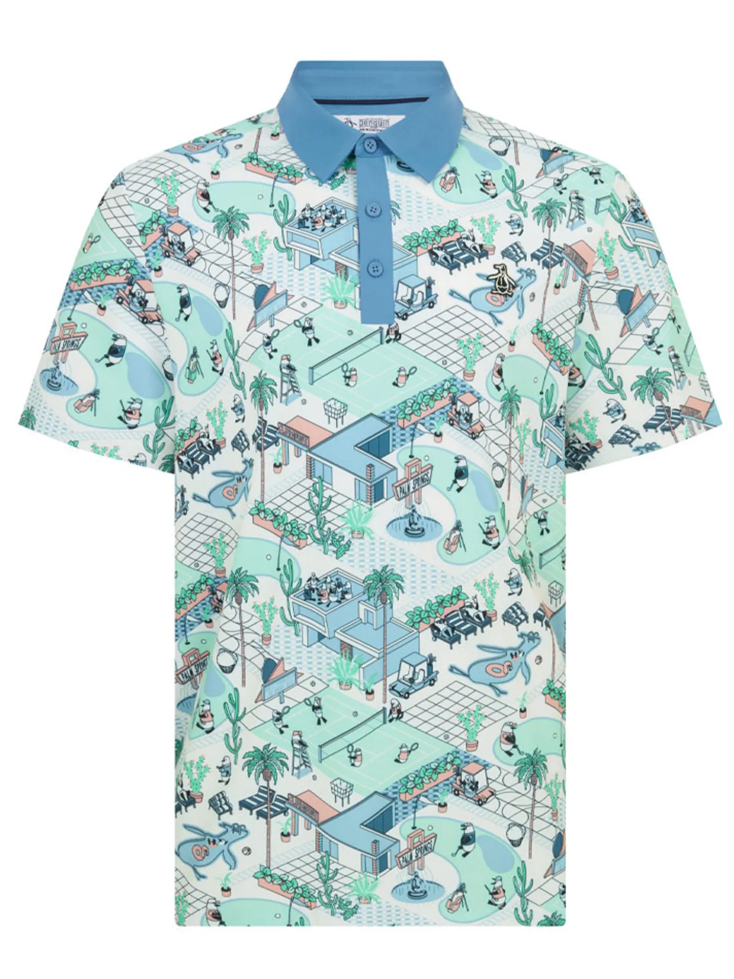 Original Penguin Palm Spring Polo - Bright White