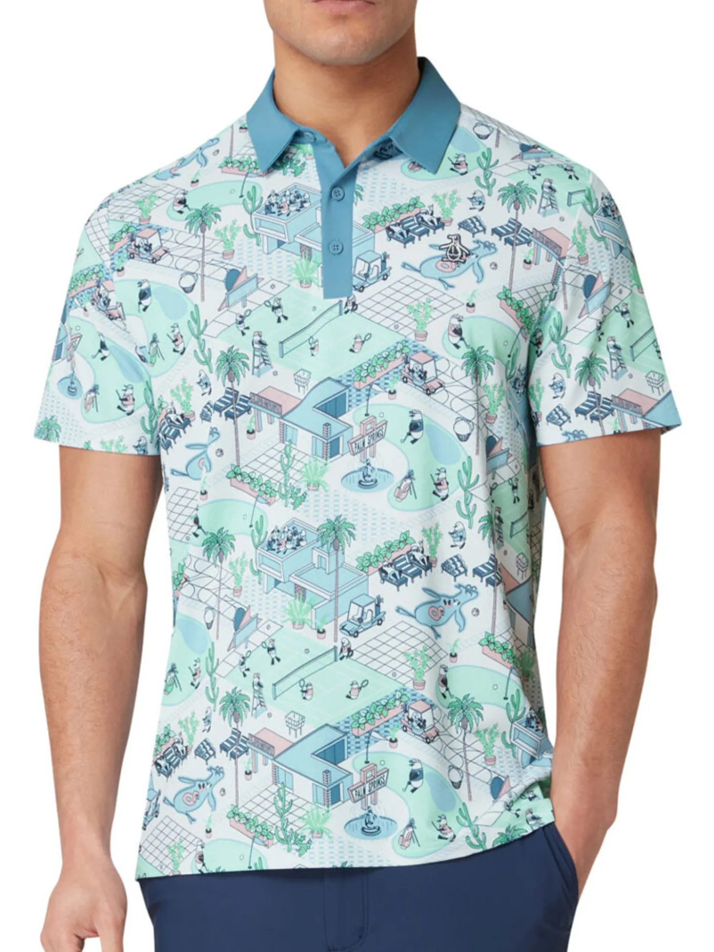 Original Penguin Palm Spring Polo - Bright White