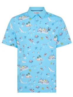 Original Penguin Pete N' The Boat Polo - Blue Grotto