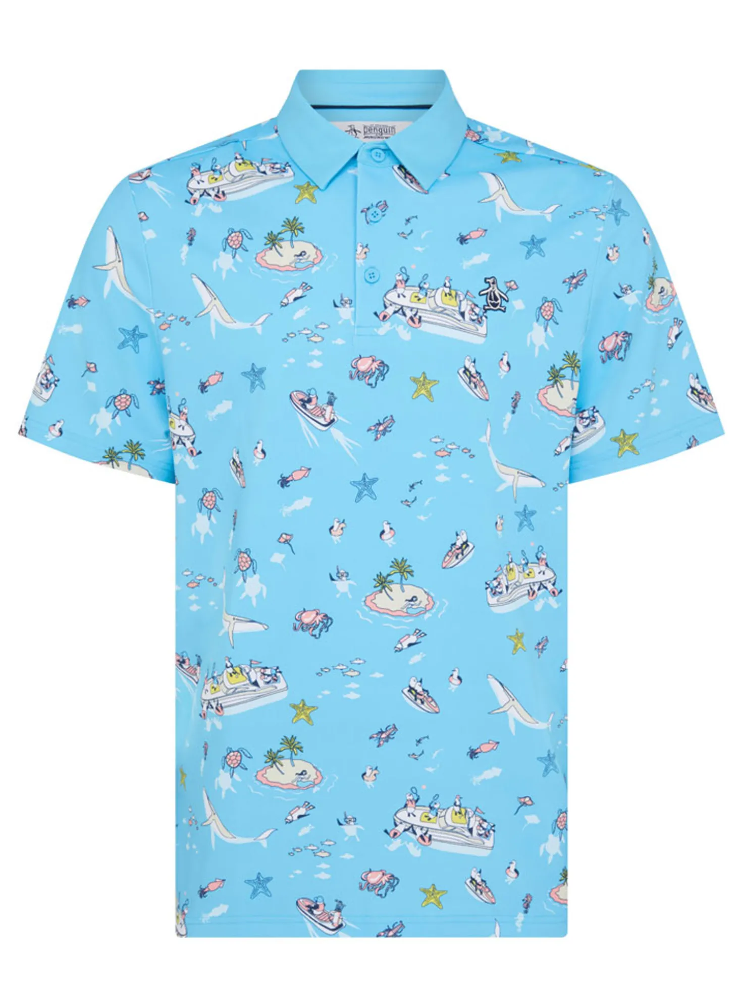Original Penguin Pete N' The Boat Polo - Blue Grotto