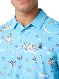 Original Penguin Pete N' The Boat Polo - Blue Grotto