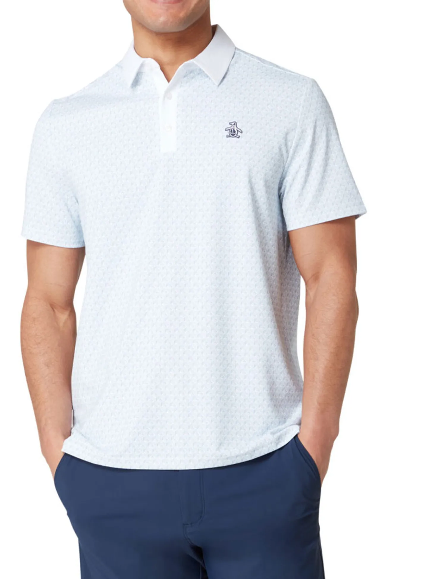 Original Penguin Pete's Tee Time Polo - Bright White
