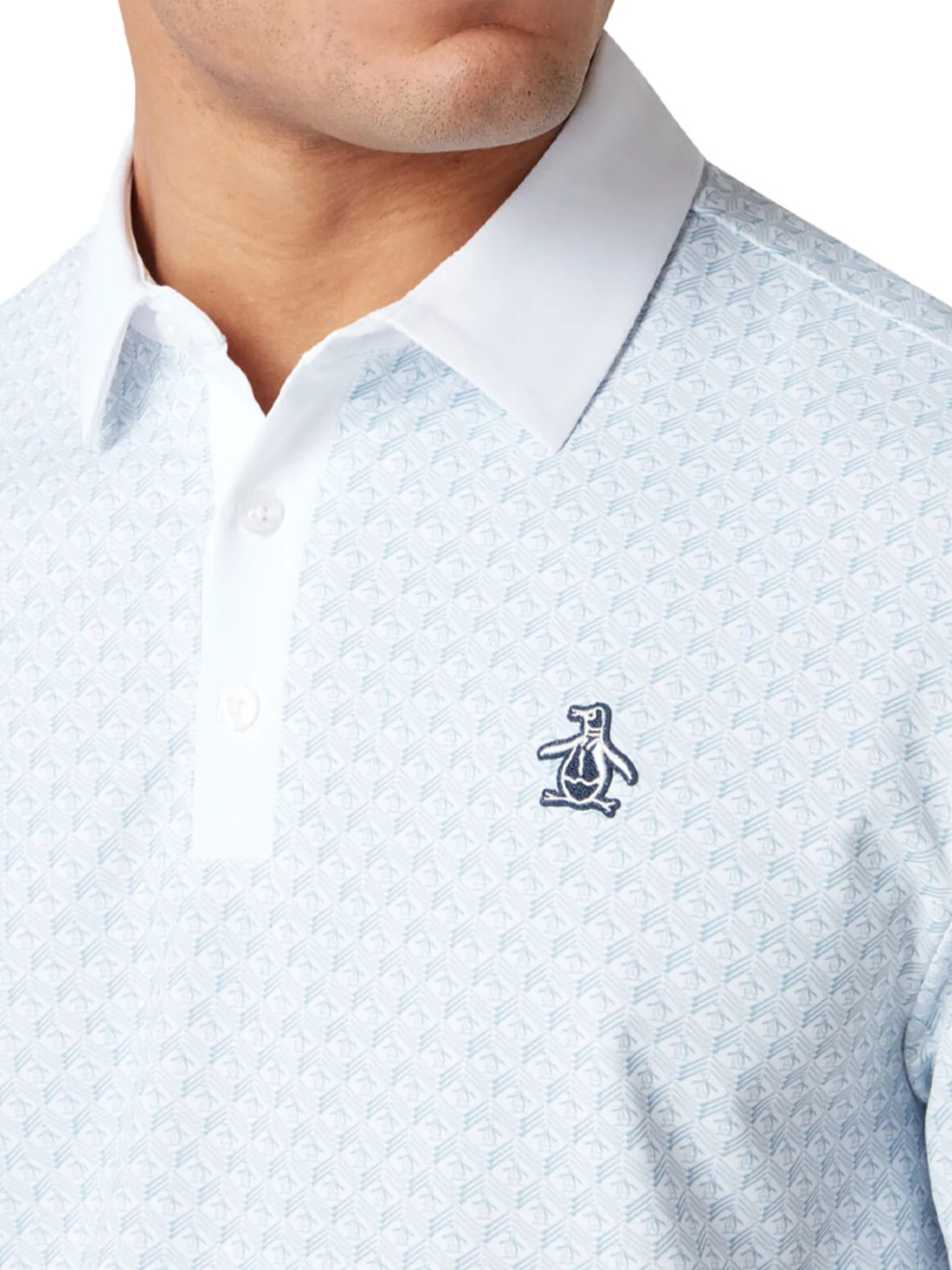 Original Penguin Pete's Tee Time Polo - Bright White