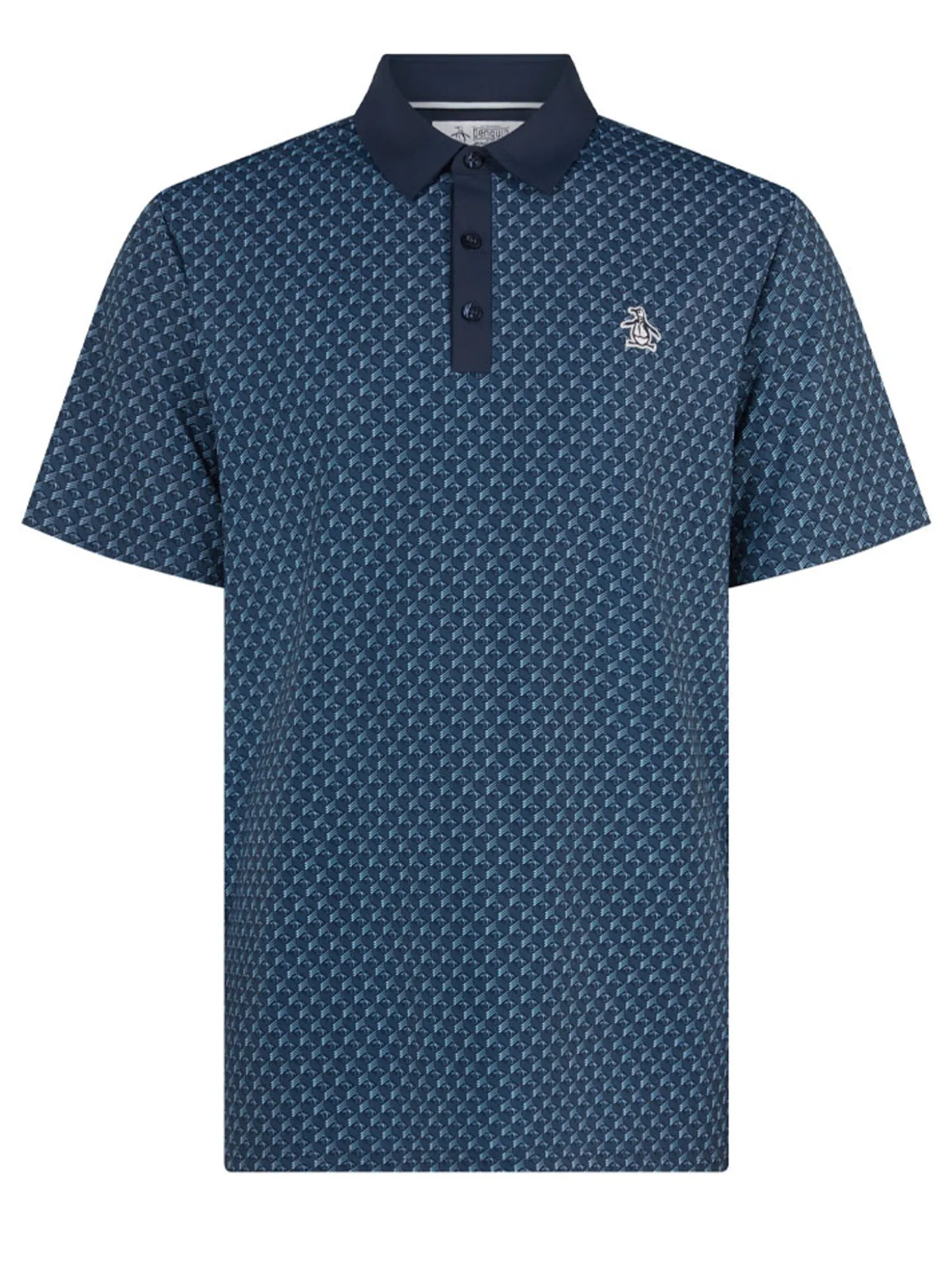 Original Penguin Pete's Tee Time Polo - Black Iris