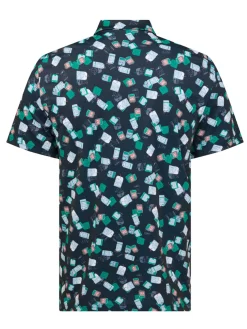 Original Penguin Pete's Travel Tags Caddy Polo - Black Iris