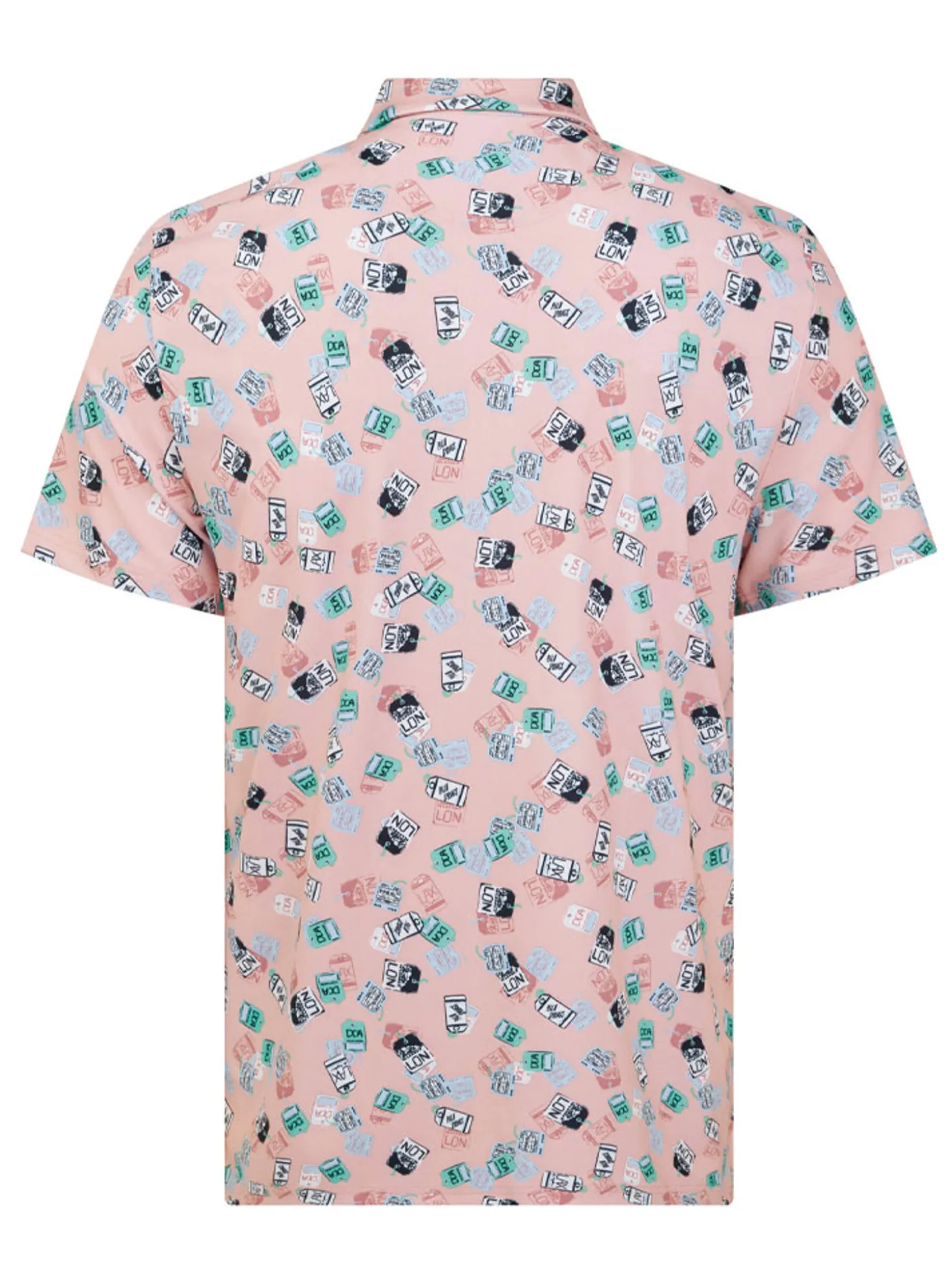 Original Penguin Pete's Travel Tags Caddy Polo - Charm Pink