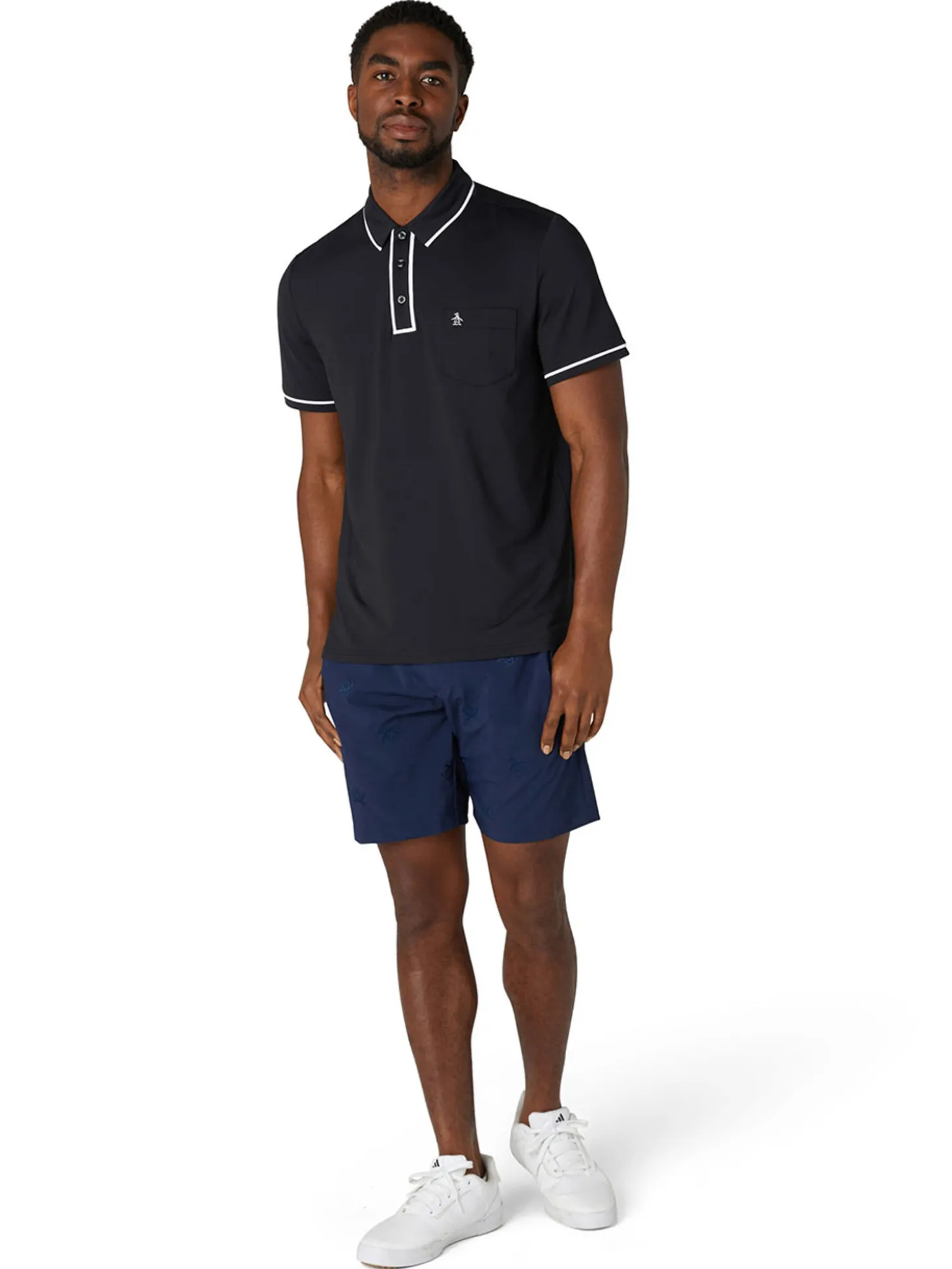 Original Penguin The Technical Earl Polo - Caviar