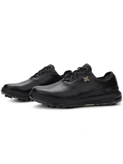 Payntr Golf Eighty Seven SC Golf Shoes - Black/Gold/Black