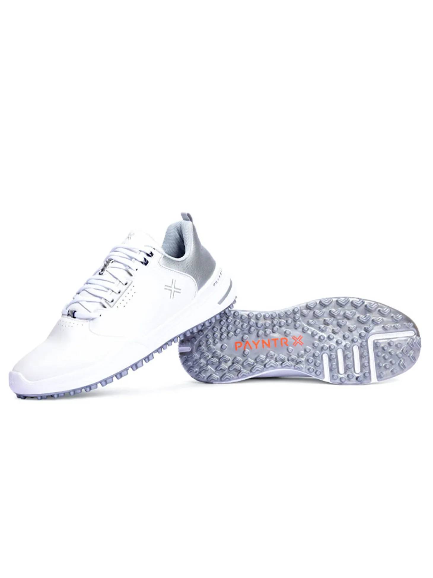 Payntr Golf X 003 F Golf Shoes - White/Silver/Grey