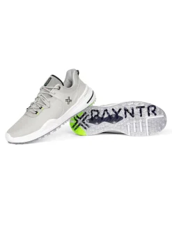 Payntr Golf X 001 F Mesh Golf Shoes - Grey/Grey/Black