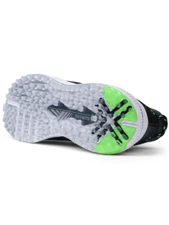 Payntr Golf X 001 F Mesh Golf Shoes - Black/Electric Green/Silver