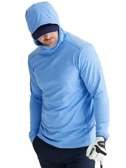 Ping Ceb Hooded Fleece - Cornflower Blue