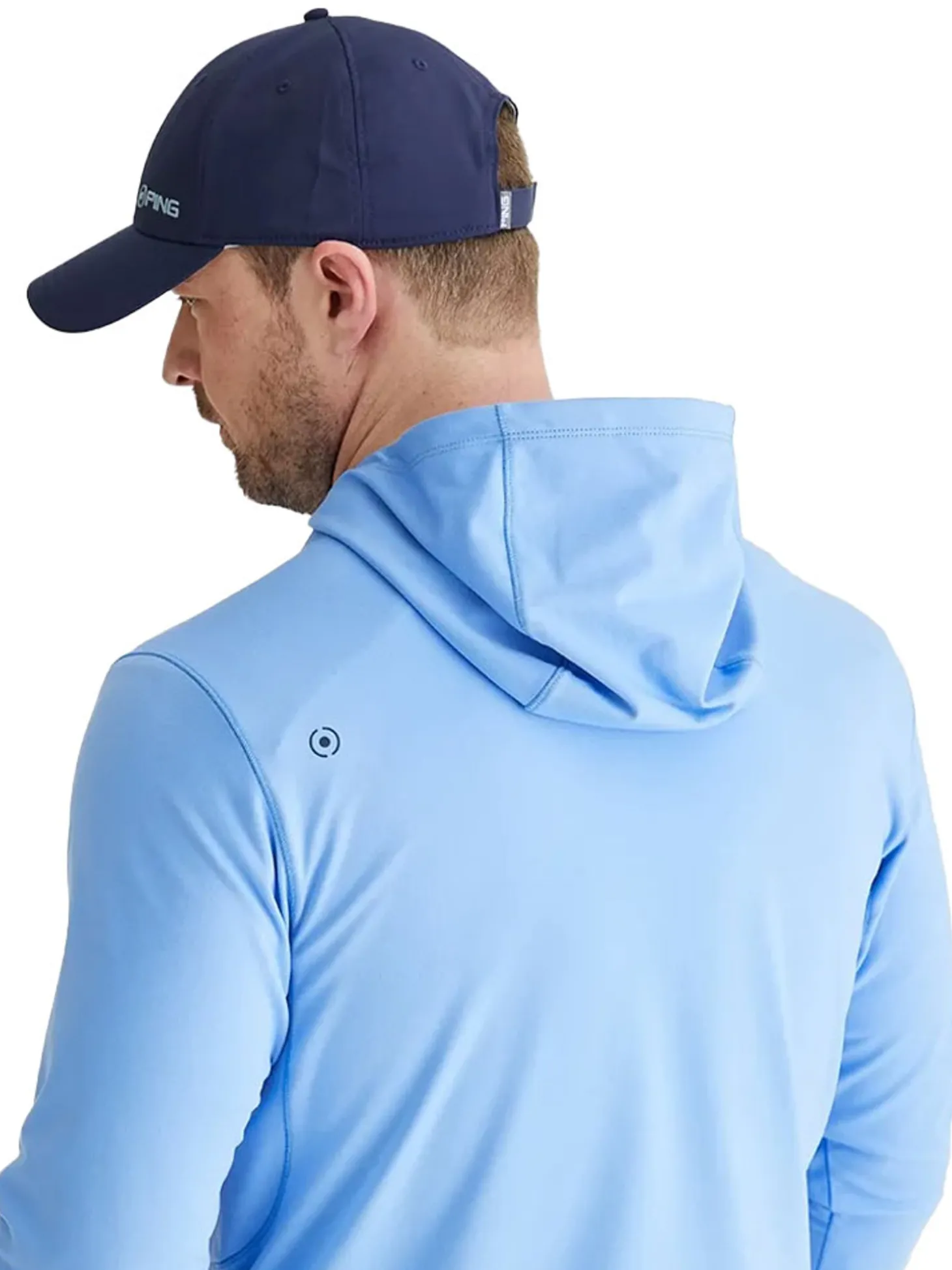Ping Ceb Hooded Fleece - Cornflower Blue
