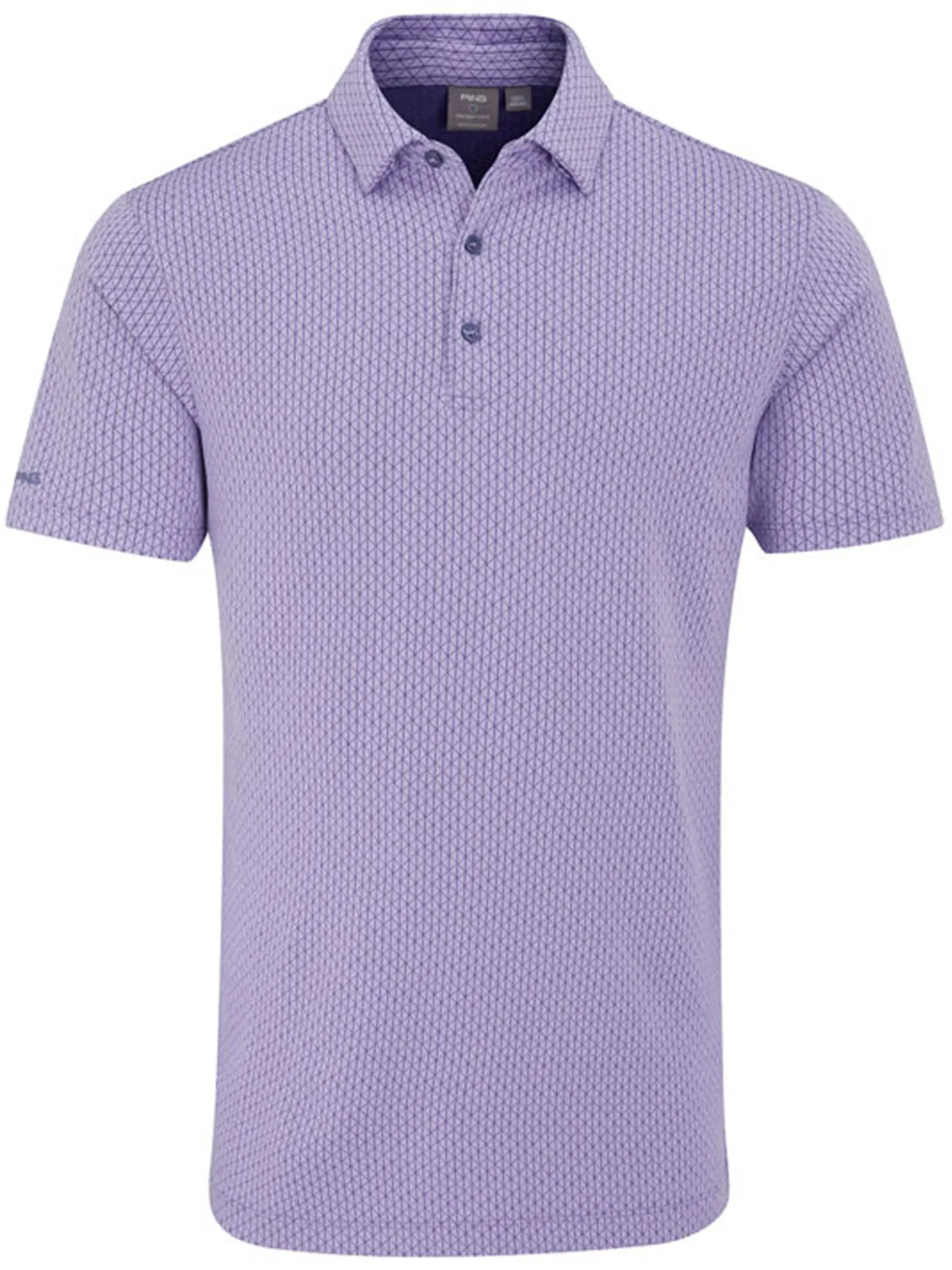 Ping Hershel Polo - Purple Ash Multi