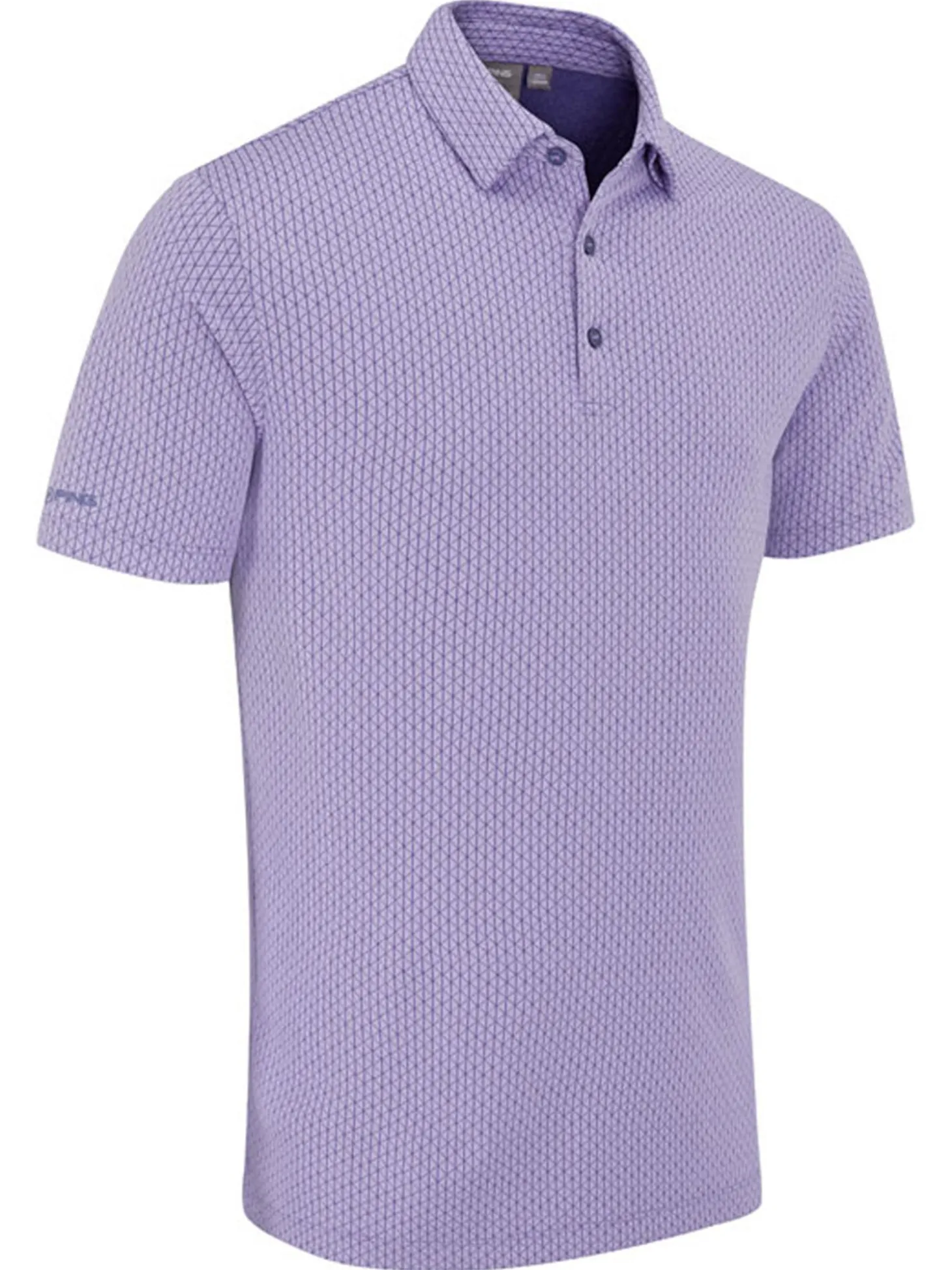 Ping Hershel Polo - Purple Ash Multi