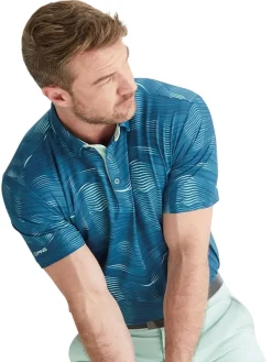 Ping Optic Groove Polo - Forest Multi